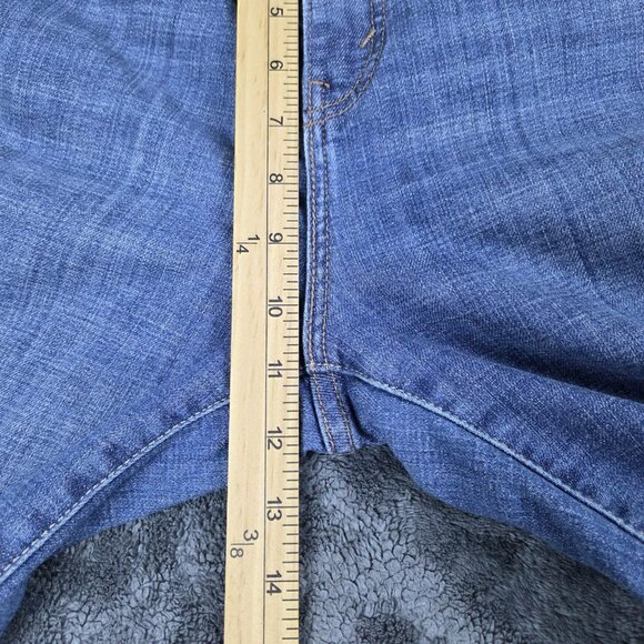 Levi's 512 Perfectly Slimming Boot Cut Jeans Womens 14S Medium Wash High Rise - Picture 9 of 14